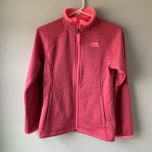 Girls Youth Size LG Pink North Face - Agave Jacket